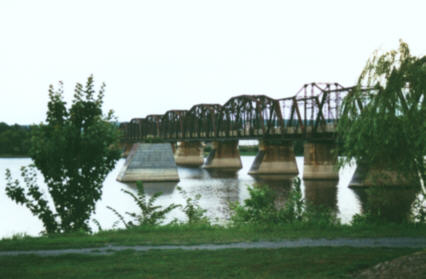 Fredericton : le pont sentier