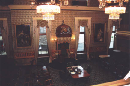 Fredericton : la Salle du Trne dans le Legislative Building