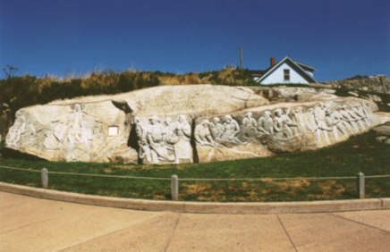 La fresque de Peggy's Cove
