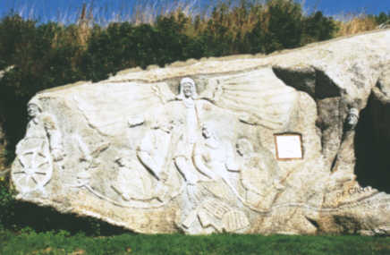 La fresque de Peggy's Cove