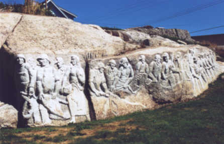 La fresque de Peggy's Cove