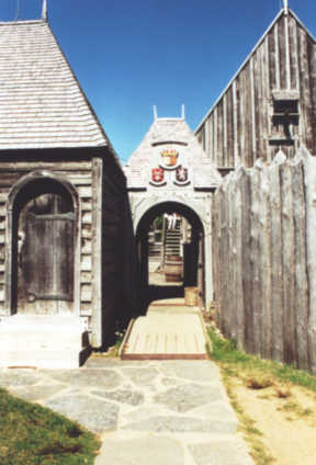 Entrée principale de l'Habitation de Port-Royal