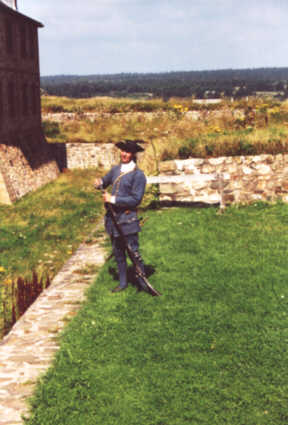 Louisbourg : le fusil à pierre