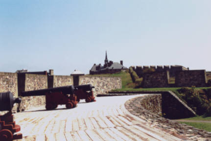 Louisbourg : le demi-bastion Dauphin