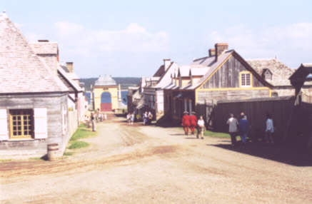 Louisbourg : la rue Toulouse