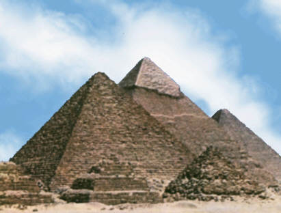 Giza : Chéops, Chéphren et Mykérinos