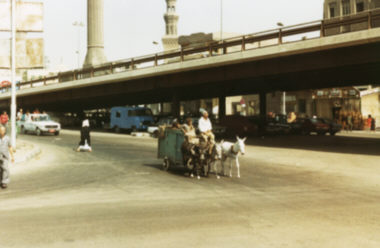 Circulation dans les rues du Caire