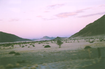 6 heures du mat'... en route pour Sossusvlei